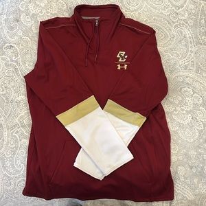 Boston College Football Quarter Zip Loose Fit